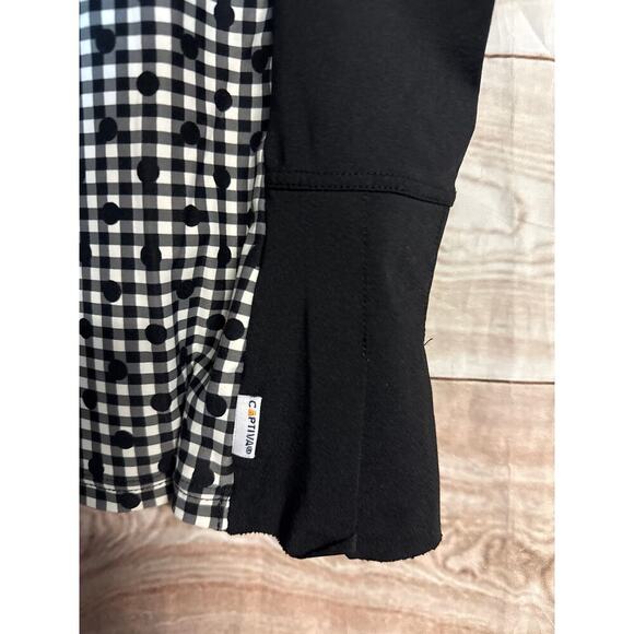 CAPTIVA BY CHRISTINA rashguard swim shirt SPF protection size L large - Picture 4 of 6